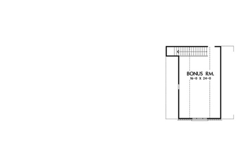 Home Plan - Optional Bonus Level