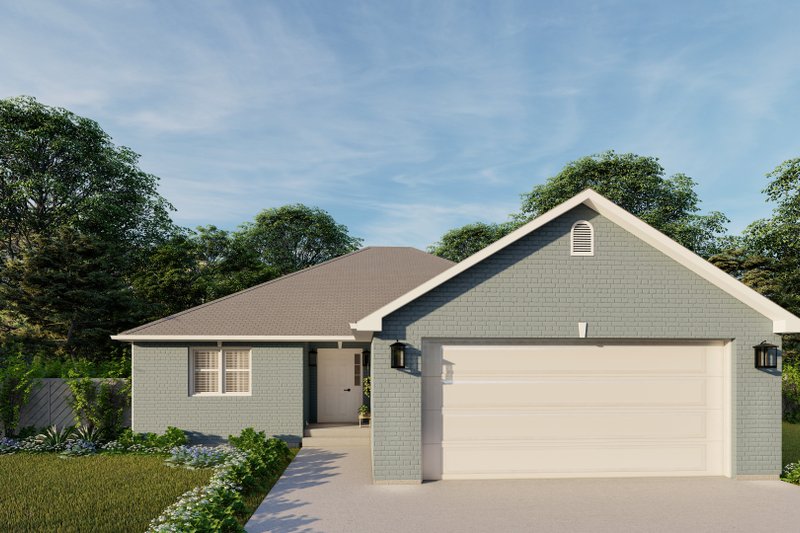 Cottage Style House Plan - 3 Beds 2 Baths 1714 Sq/Ft Plan #1060-177
