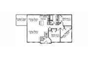 Colonial Style House Plan - 3 Beds 1 Baths 1104 Sq/Ft Plan #49-176 