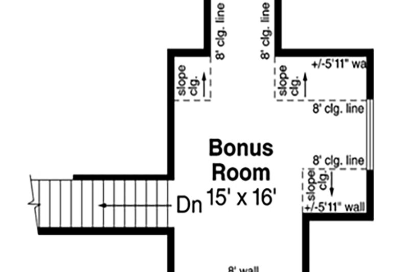 Architectural House Design - Exterior - Front Elevation 3 for Craftsman House Plan #124-1025 - 3 bed, 2 bath