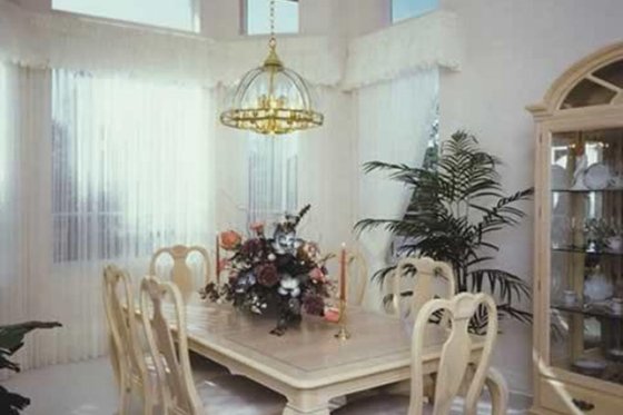 Interior - Dining Room for Mediterranean House Plan #930-40 - 3 bed, 3.5 bath