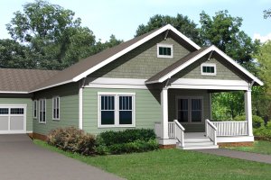 Photo 4 for Craftsman House Plan #461-27 - 3 bed, 2 bath