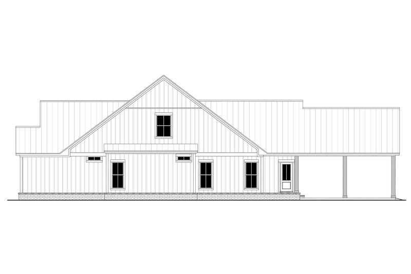 House Blueprint - Exterior - Other Elevation for Farmhouse House Plan #430-243 - 4 bed, 3.5 bath