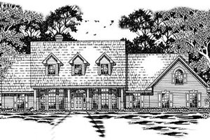 Farmhouse Exterior - Front Elevation Plan #42-269