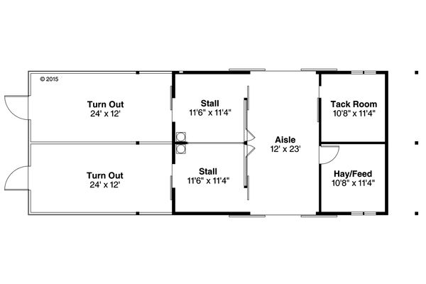 Home Plan - Country Floor Plan - Main Floor Plan #124-985