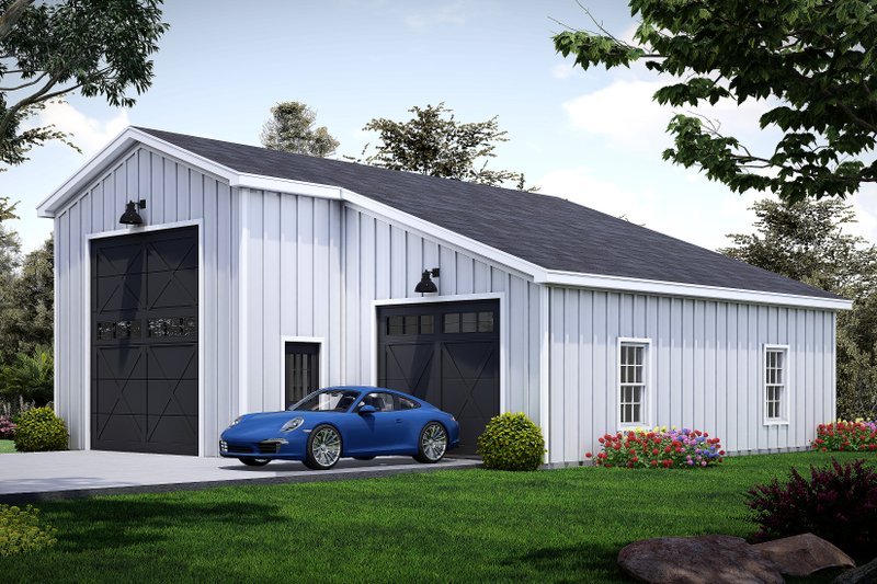 Dream House Plan - Contemporary Exterior - Front Elevation Plan #932-1011