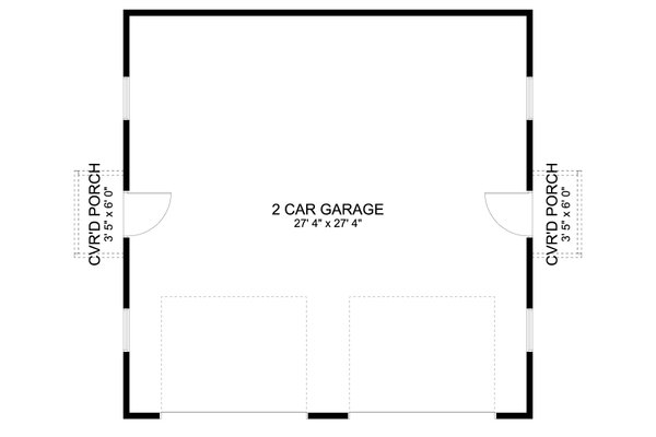 Architectural House Design - Bungalow Floor Plan - Main Floor Plan #1060-122