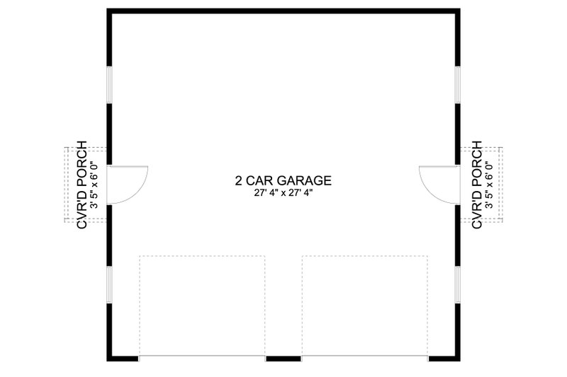 Dream House Plan - Floor Plan - Main Floor for Bungalow House Plan #1060-122, 0 bath