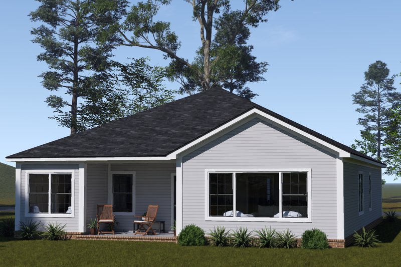 Dream House Plan - Exterior - Other Elevation 3 for Cottage House Plan #513-2437 - 3 bed, 2 bath