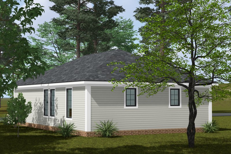Architectural House Design - Exterior - Other Elevation 2 for Cottage House Plan #513-2427 - 1 bed, 1 bath