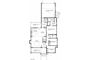 Craftsman style, Bungalow house plan, main level floor plan