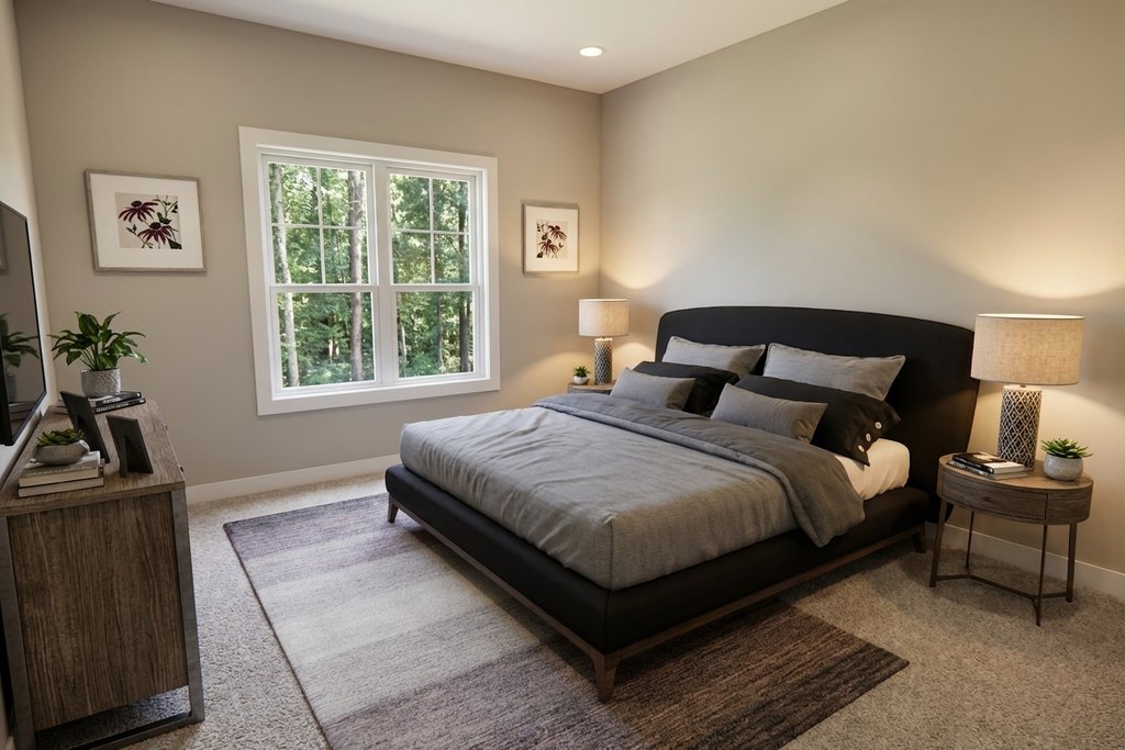 Interior - Master Bedroom 1 for Craftsman House Plan #51-1531 - 3 bed, 2 bath