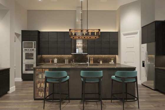 Interior - Kitchen for Contemporary House Plan #930-545 - 3 bed, 3.5 bath
