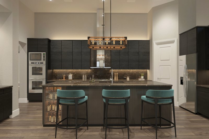 House Design - Interior - Kitchen for Contemporary House Plan #930-545 - 3 bed, 3.5 bath