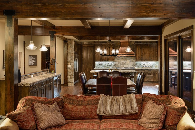 Architectural House Design - Interior - Dining Room for Craftsman House Plan #892-27 - 5 bed, 5.5 bath