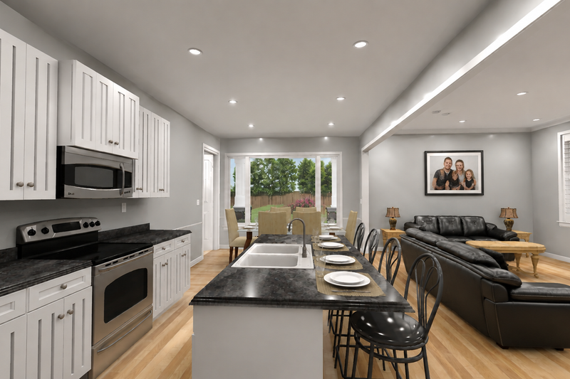Dream House Plan - Interior - Kitchen 1 for Barndominium House Plan #1060-497 - 3 bed, 2.5 bath