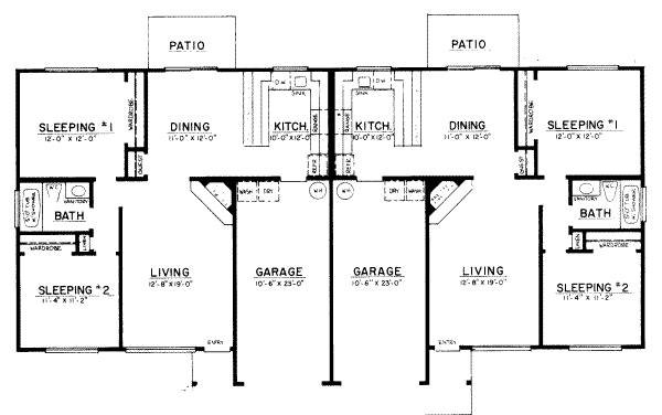 Traditional Floor Plan - Main Floor Plan #303-131