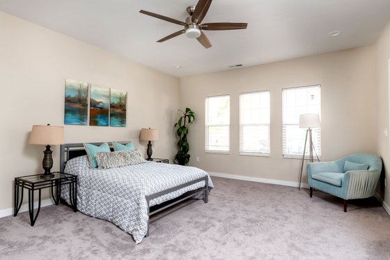 Interior - Master Bedroom for Farmhouse House Plan #461-80 - 4 bed, 3 bath