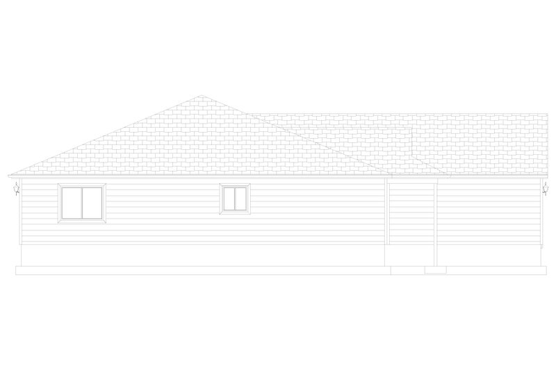 Dream House Plan - Exterior - Other Elevation 1 for Traditional House Plan #1060-181 - 3 bed, 2 bath