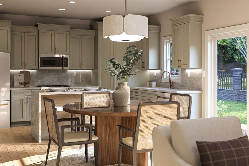Home Plan - Interior - Dining Room for Craftsman House Plan #455-231 - 3 bed, 3 bath