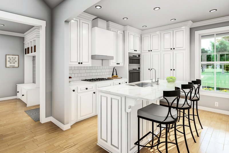 House Plan Design - Interior - Kitchen for Farmhouse House Plan #406-9666 - 4 bed, 2 bath