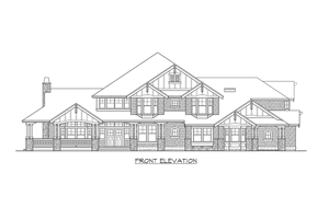 Exterior - Other Elevation for Craftsman House Plan #132-178 - 5 bed, 4.5 bath