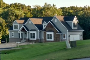 Architectural House Design - Craftsman Exterior - Front Elevation Plan #1057-12