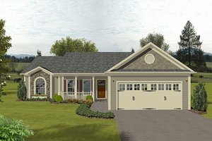 Traditional Exterior - Front Elevation Plan #56-115