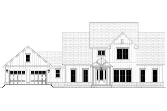 Exterior - Front Elevation 4 for Farmhouse House Plan #430-248 - 4 bed, 3.5 bath