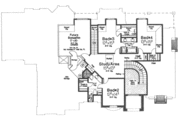 European Style House Plan - 4 Beds 3.5 Baths 4101 Sq/Ft Plan #310-512 