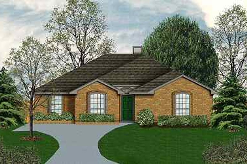 House Design - Traditional Exterior - Front Elevation Plan #84-111