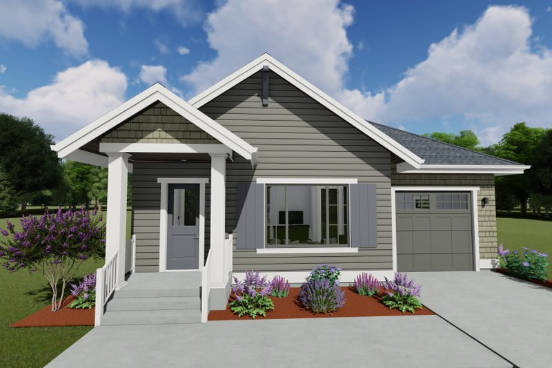 Architectural House Design - Traditional Exterior - Front Elevation Plan #1069-24