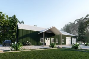 Exterior - Other Elevation for Barndominium House Plan #1107-21 - 4 bed, 3 bath