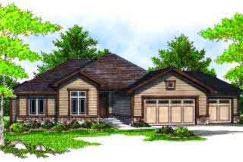 Home Plan - Ranch Exterior - Front Elevation Plan #70-683