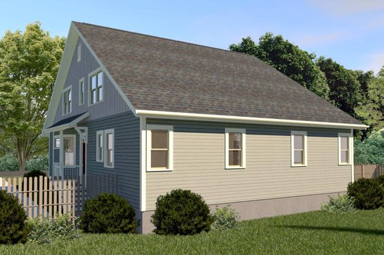 Exterior - Other Elevation for Farmhouse House Plan #79-362 - 3 bed, 2 bath