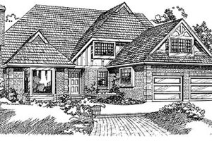 Traditional Exterior - Front Elevation Plan #47-157