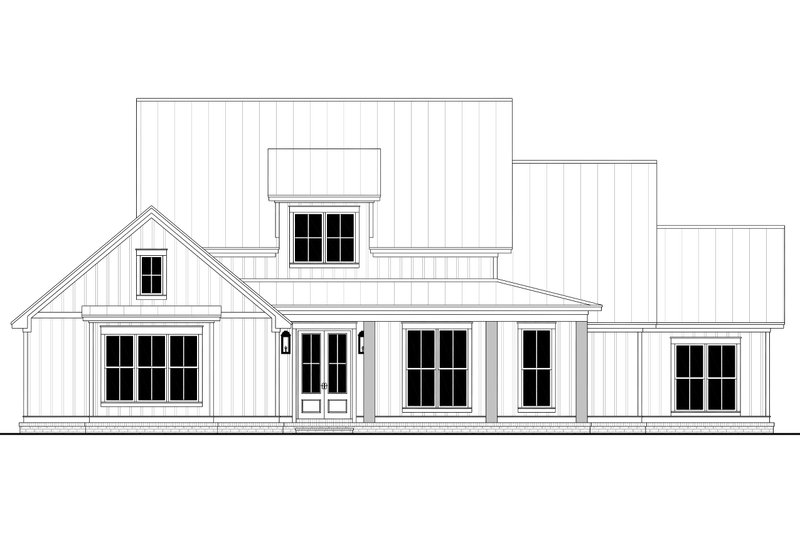 Architectural House Design - Exterior - Front Elevation 6 for Farmhouse House Plan #430-304 - 4 bed, 3.5 bath