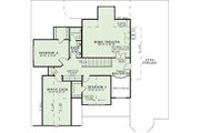 European Style House Plan - 4 Beds 3 Baths 3343 Sq/Ft Plan #17-1181 