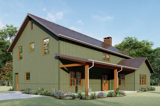 Exterior - Other Elevation 5 for Barndominium House Plan #1092-29 - 3 bed, 2.5 bath