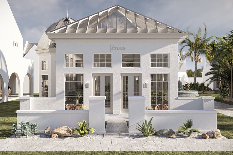House Blueprint - Exterior - Other Elevation for Beach House Plan #455-759, 0 bath