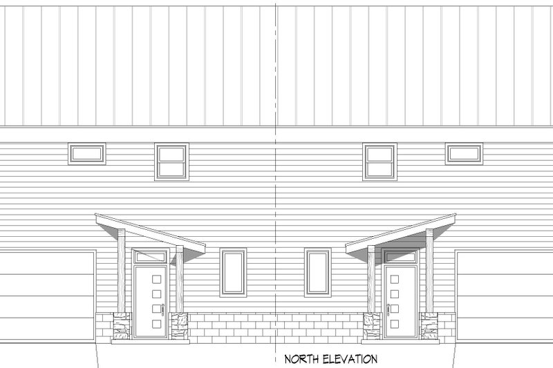 Home Plan - Exterior - Rear Elevation for Beach House Plan #932-1167 - 6 bed, 6 bath