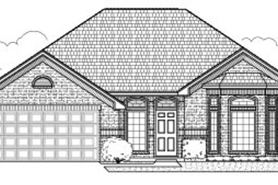 Exterior - Front Elevation for Traditional House Plan #65-228 - 3 bed, 2 bath