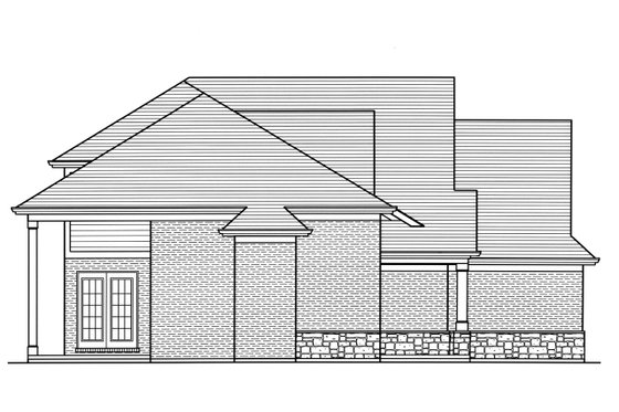 Exterior - Other Elevation 1 for Craftsman House Plan #46-898 - 3 bed, 2.5 bath