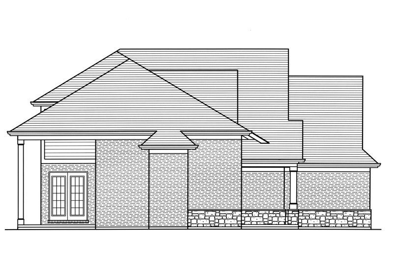 Architectural House Design - Exterior - Other Elevation 1 for Craftsman House Plan #46-898 - 3 bed, 2.5 bath