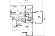 Craftsman Style House Plan - 4 Beds 3.5 Baths 3360 Sq/Ft Plan #1089-25 Floor 