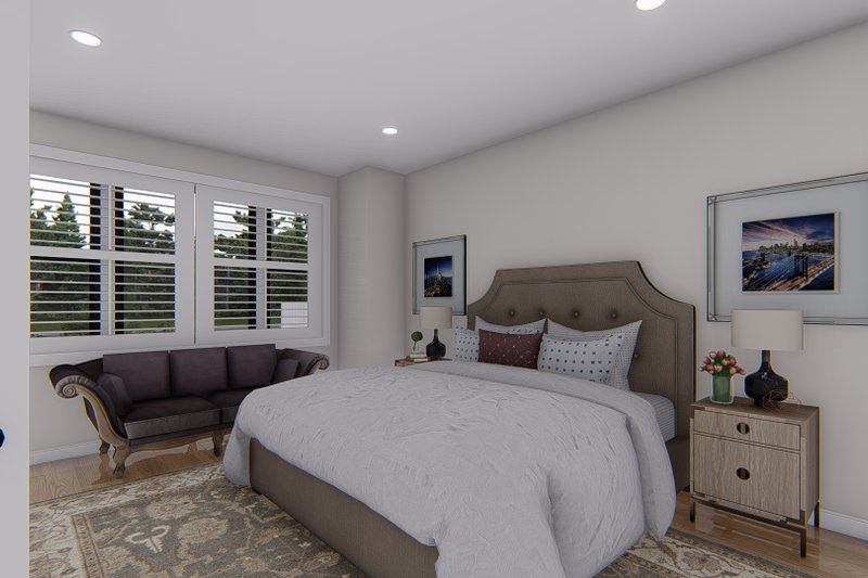 Home Plan - Interior - Master Bedroom 1 for Craftsman House Plan #1060-134 - 4 bed, 2.5 bath