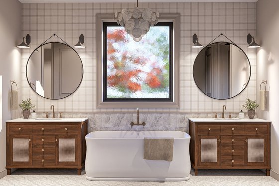Interior - Master Bathroom for Modern House Plan #455-337 - 5 bed, 4.5 bath