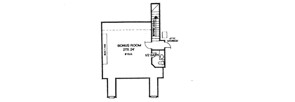 Colonial Floor Plan - Other Floor Plan #310-539