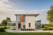 Contemporary Style House Plan - 3 Beds 3 Baths 2164 Sq/Ft Plan #542-23 