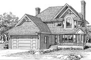 Traditional Style House Plan - 3 Beds 2.5 Baths 1938 Sq/Ft Plan #47-265 